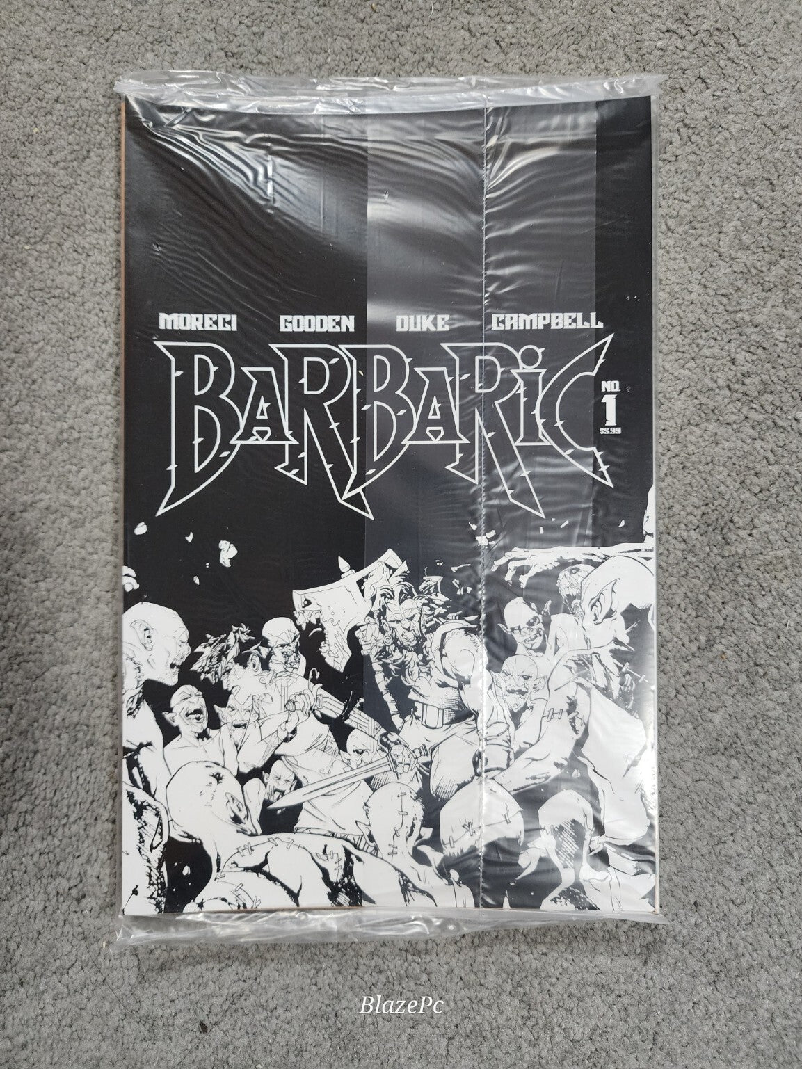 Barbaric #1 1st Print A B C D Polybagged Complete SET Vault Comics 2021 NM