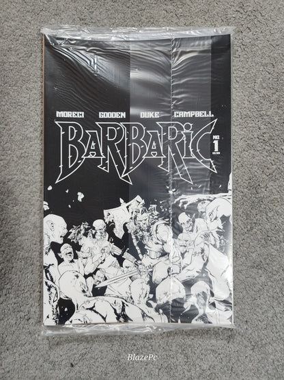 Barbaric #1 1st Print A B C D Polybagged Complete SET Vault Comics 2021 NM
