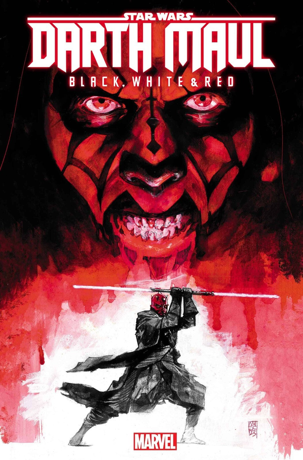 Star Wars Darth Maul Black White Red #1 A B C D Variant Set or 1:25 1:100 Option