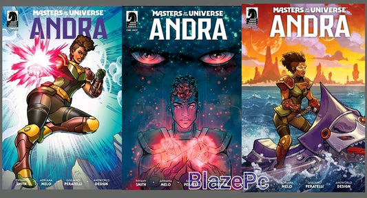 Masters of the Universe Andra One-Shot  A B C Variant Set Option Presale 10/1