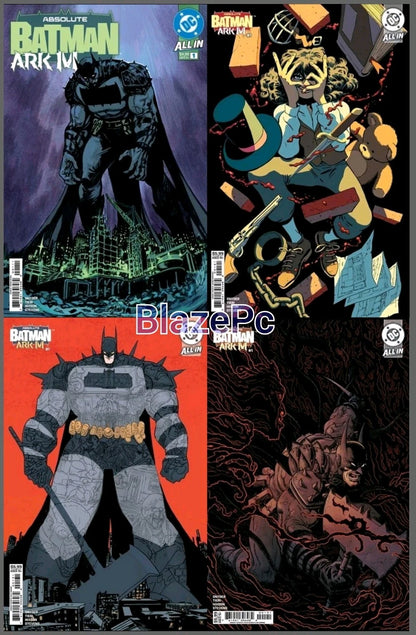 Absolute Batman Ark-M Special #1 Cover A B C D Variant Set Options Presale 1/7