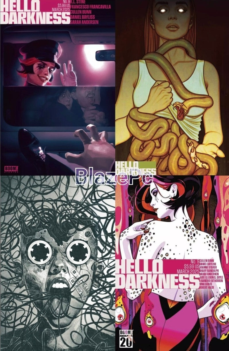Hello Darkness #9 Cover A B C D Variant Set or 1:20 Options Boom Studios 2025 NM