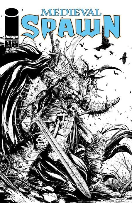 Medieval Spawn #1 2nd Print Raymond Gay Sketch Variant 2025 NM