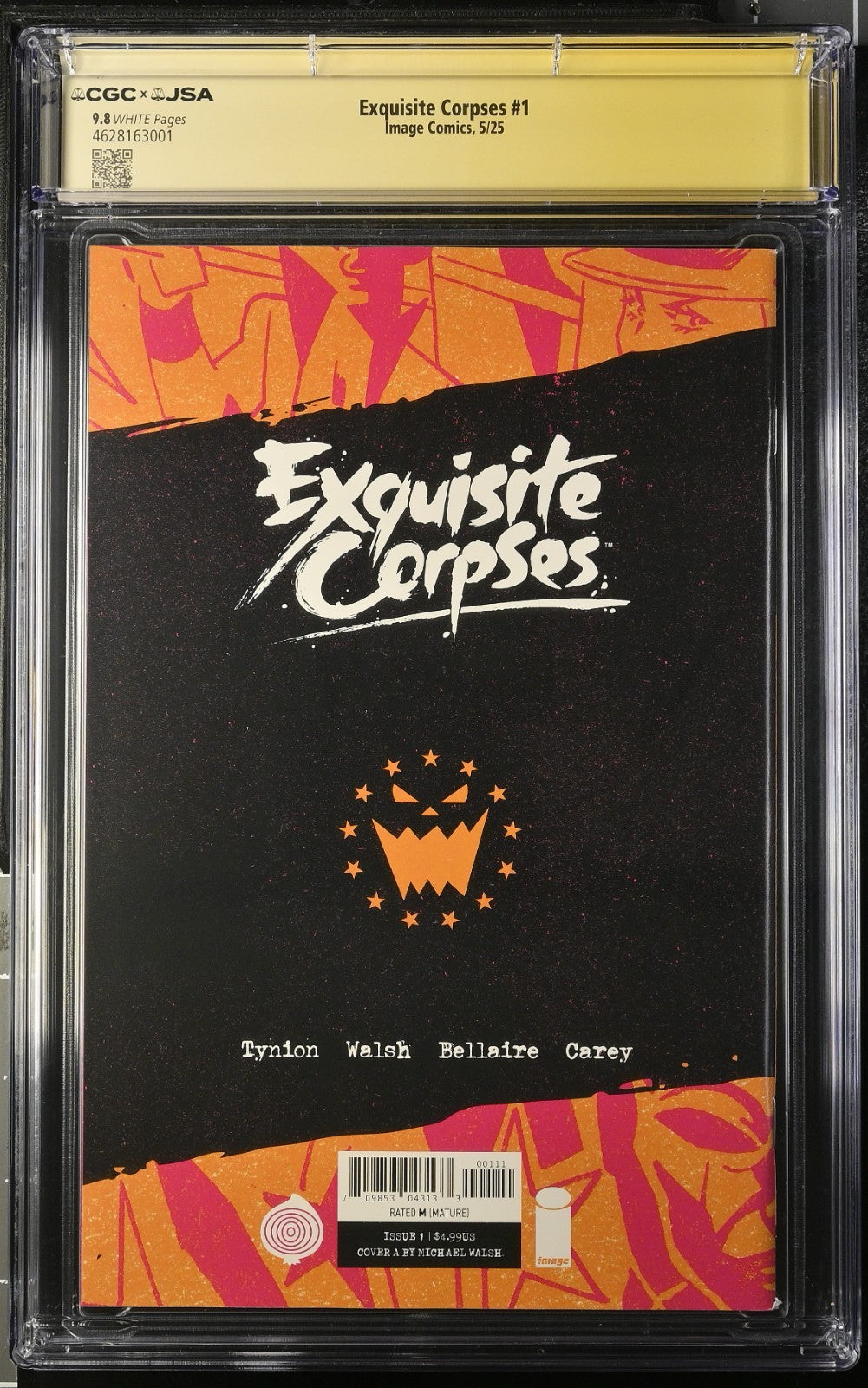 Exquisite Corpses #1 CGC 9.8 SS JSA Signed by Tynion 1st Print Image Comics 2025