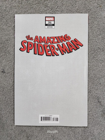 Amazing Spider-Man #31 1:50 Greg Land Virgin Variant Marvel 2023 NM