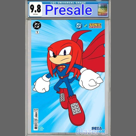 DC X Sonic The Hedgehog #1 CGC 9.8 4th Print Thomas Superman Variant PRESALE
