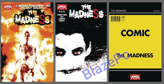 The Madness #6 Cover A B C Variant Set Options AWA Comics 2024 NM