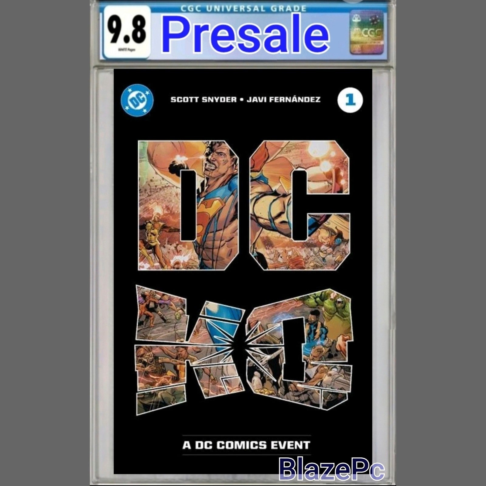 DC K.O. #1 CGC 9.8 Cover A Acetate Javier Fernandez Variant DC 2025 PRESALE