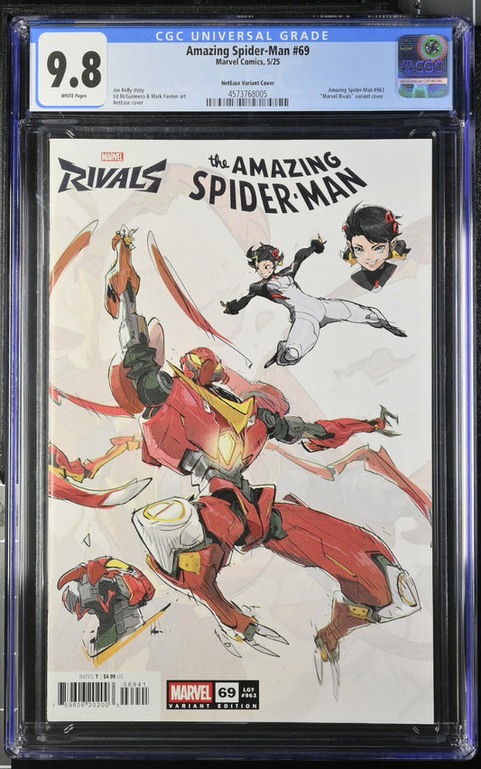 Amazing Spider-Man #69 CGC 9.8 Netease Marvel Rivals Variant 2025