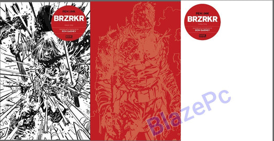 BRZRKR Pen & Ink #1 Cover A B C Variant Set Options Boom! 2023 NM