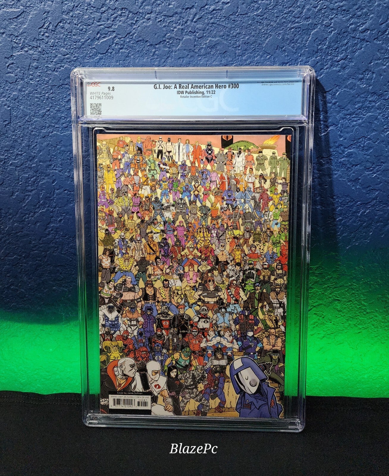 G.I Joe A Real American Hero #300 CGC 9.8 1:50 Sullivan Virgin Variant Hama IDW