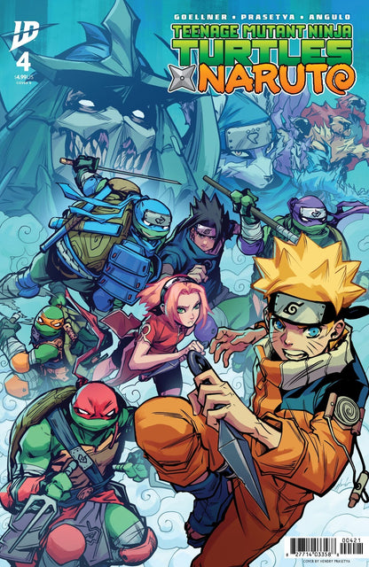TMNT x Naruto #4 Cover A B C D Variant Set or 1:25 1:50 Options IDW NM