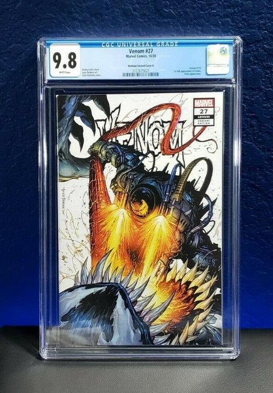 Venom #27 CGC 9.8 Tyler Kirkham Cover B Variant 1st Codex unknown 