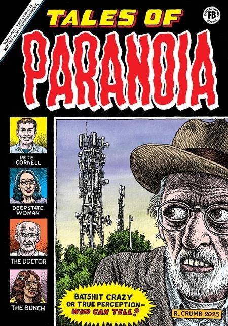 Tales of Paranoia #1 One Shot R Crumb Fantagraphics 2025 Presale 11/5