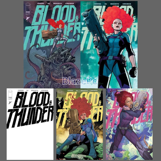 Blood & Thunder #1 Cover A B F Variant Set or 1:10 1:25 Option Image Comics NM