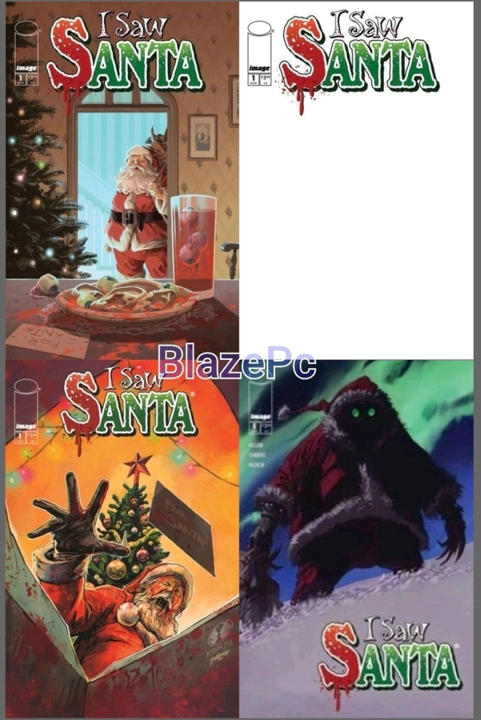 I Saw Santa Spawn Story #1 Cover A B C D Variant Set Options 2025 Presale 11/26