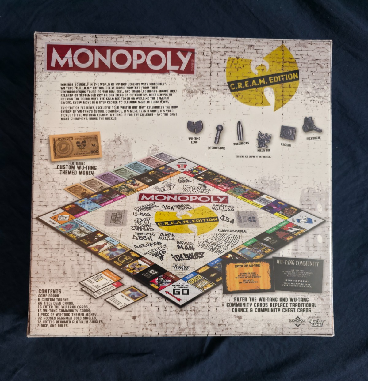 Wu Tang Clan Official Monopoly Board Game Limited Edition SEALED In Hand