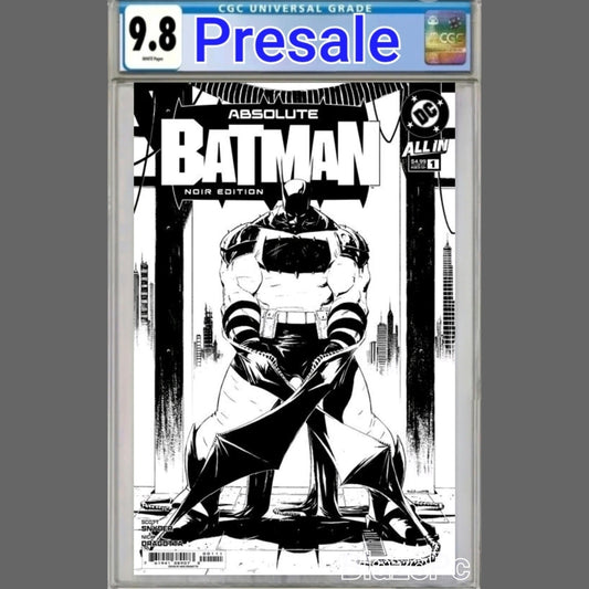 Absolute Batman Noir #1 CGC 9.8 Cover A 1st Print Nick Dragotta DC 2024 PRESALE