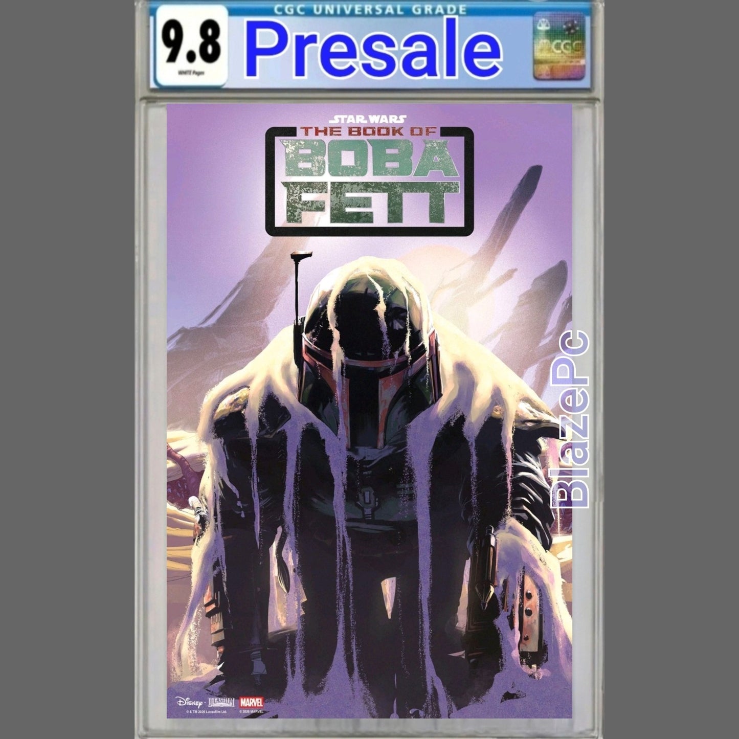 Star Wars The Book of Boba Fett #1 CGC 9.8 Pete Woods Variant 2026 PRESALE