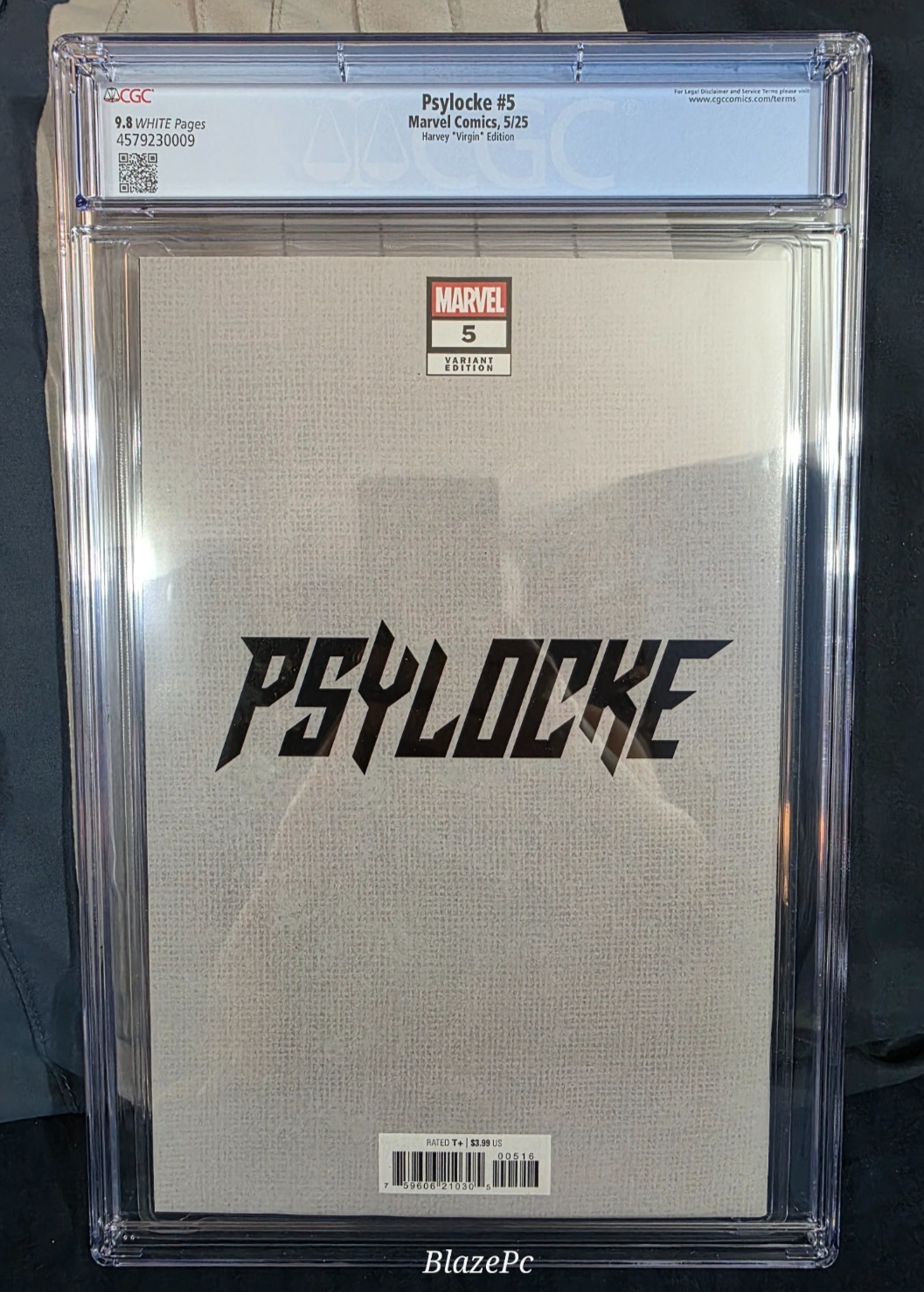 Psylocke #5 CGC 9.8 1:50 Ben Harvey VIRGIN Variant Marvel Comics 2025