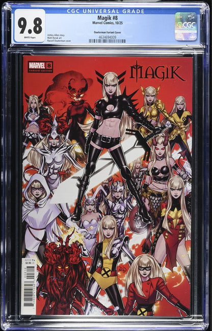 Magik #8 CGC 9.8 1:25 Russell Dauterman Variant Marvel Comics 2025