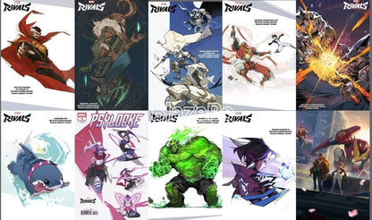Marvel Rivals 10 Book Variant Set Options Jeff Moon Doom Amazing Psylocke Hulk