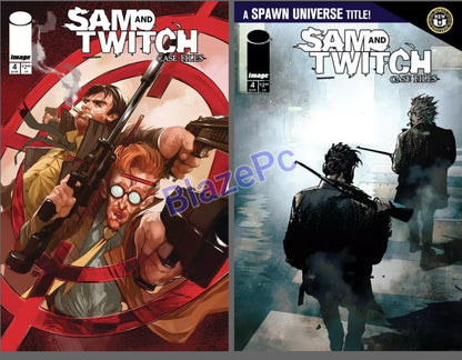 Sam & Twitch Case Files #4 Cover A B Variant Set Options Spawn Image 2024 NM