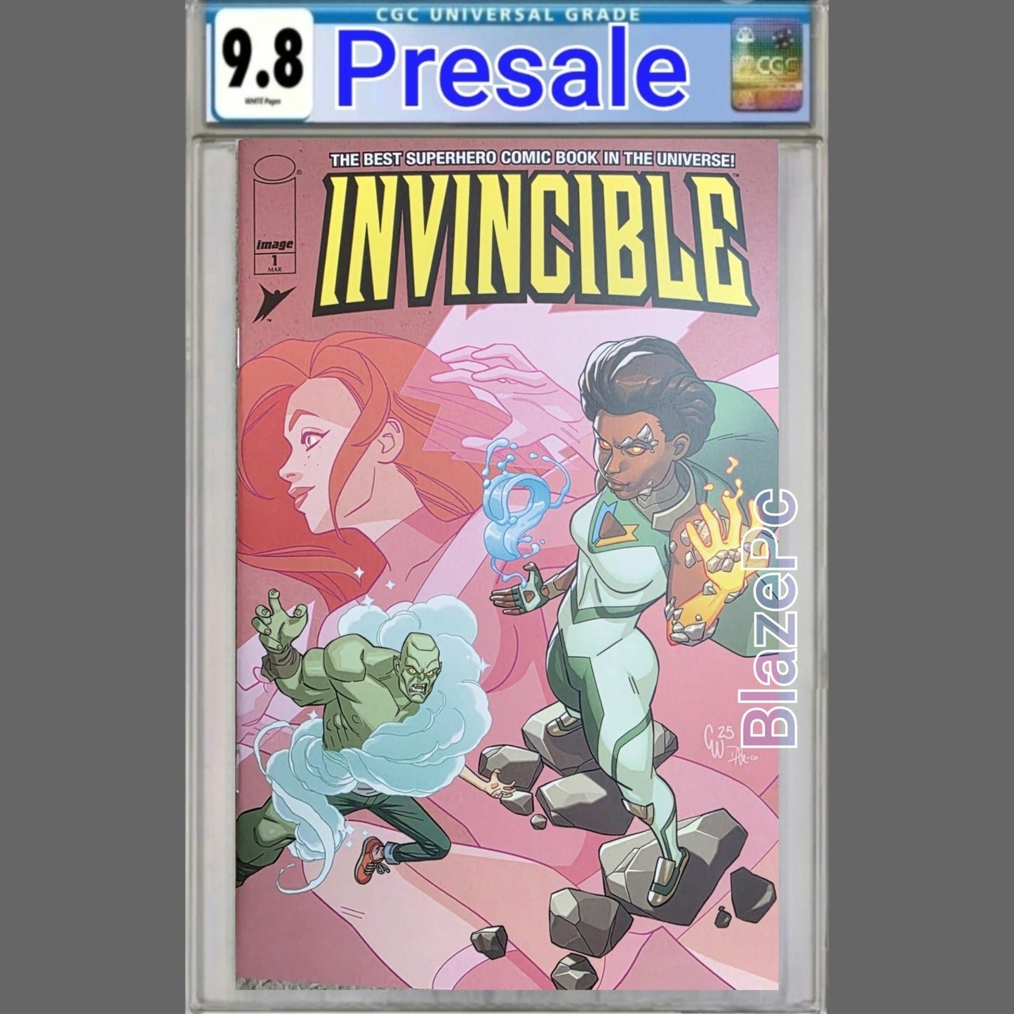 Invincible #1 CGC 9.8 Cory Walker VS PS5 Lunar Exclusive Variant PRESALE