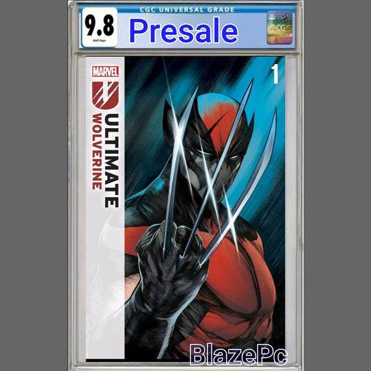 Ultimate Wolverine #1 CGC 9.8 Cappuccio Cover A 1st Print Marvel 2025 PRESALE