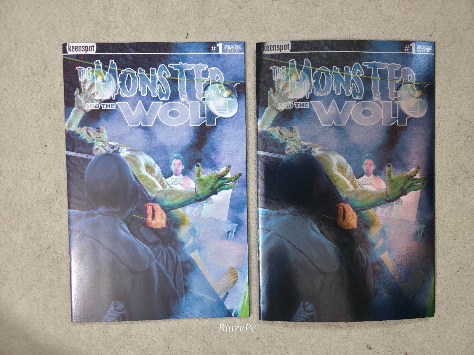 Mark Spears Monsters The Monster & The Wolf #1 1:420 Ratio A20 A50 Foil Set NM