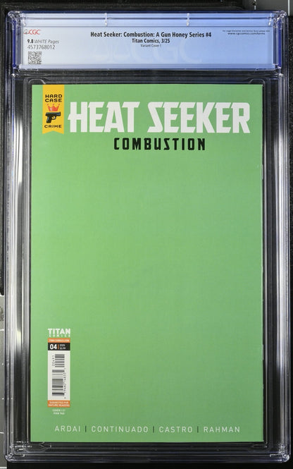 Heat Seeker Combustion Gun Honey Series #4 CGC 9.8 1:10 Ivan Tao Virgin Variant