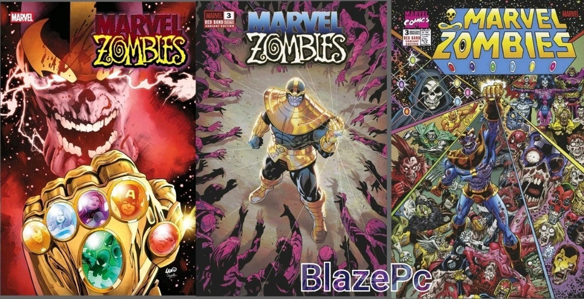 Marvel Zombies Red Band #3 Cover A B C Variant Set Options 2025 Presale 11/26