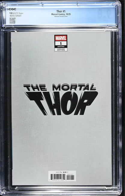 The Thor #1 CGC 9.8 Patrick Gleason FOIL Variant Marvel Comics 2025