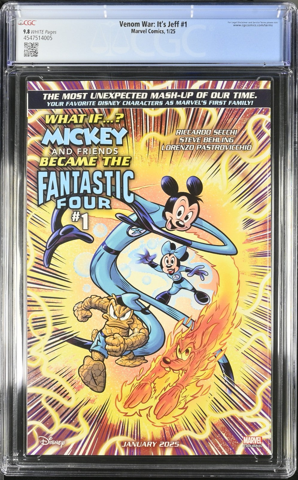 Venom War Its Jeff #1 CGC 9.8 Gurihiru Cover A Thompson Rivals Marvel Comic 2024
