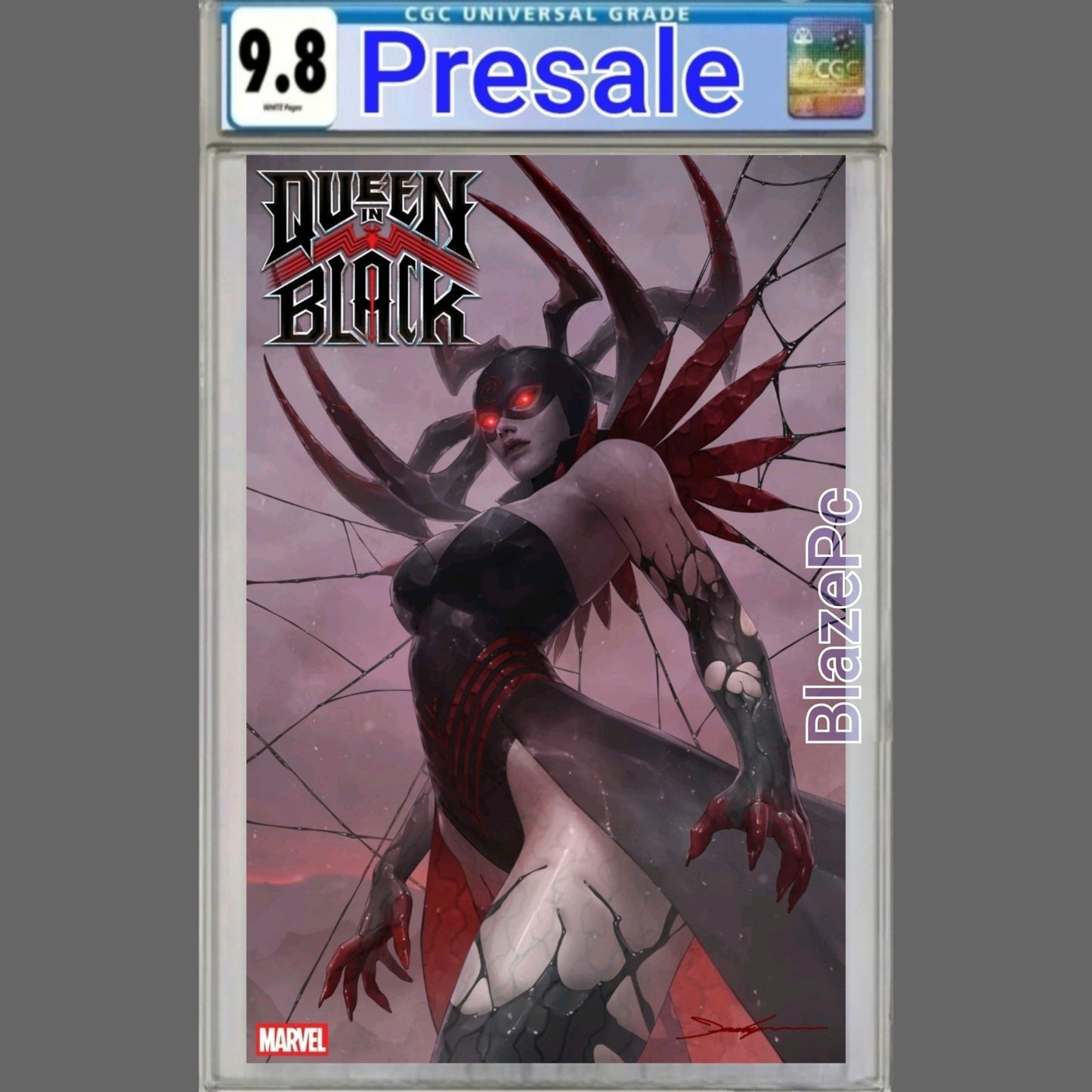 Queen In Black #1 CGC 9.8 1:200 Jeehyung Lee Variant Marvel 2026 PRESALE