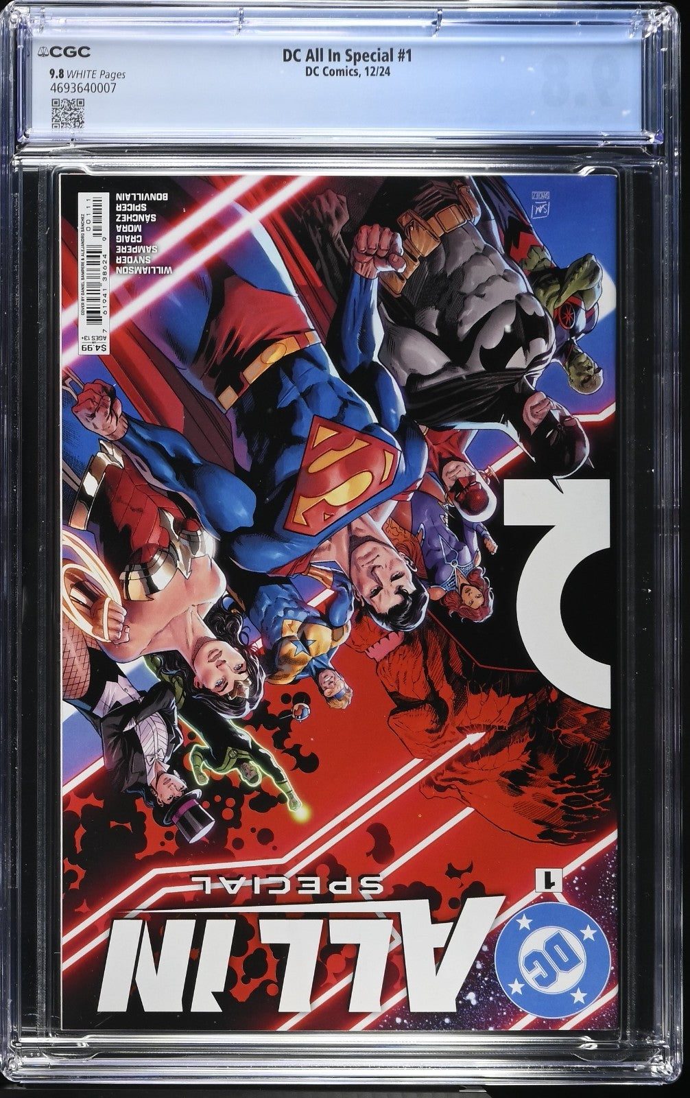 DC All In Special #1 CGC 9.8 Sampere Cover A 1st Print Absolute On Front Batman