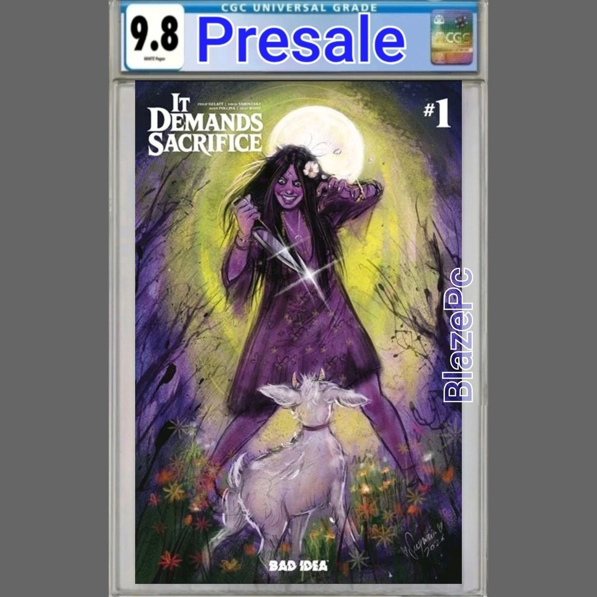 It Demands Sacrifice #1 CGC 9.8 1:50 Suspiria Variant Bad Idea 2026 PRESALE