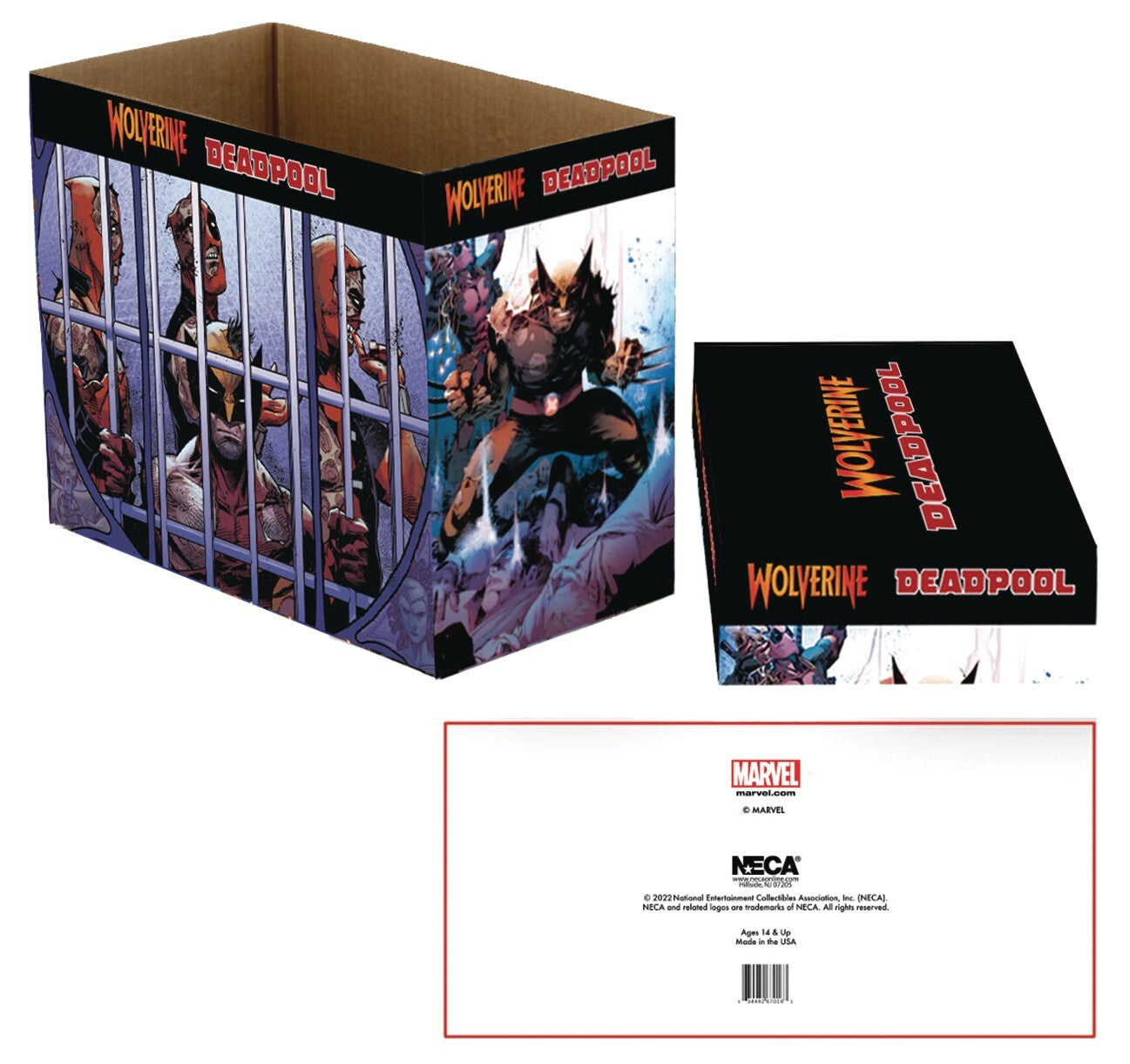FCBD Marvel Wolverine & Deadpool Short Comics Storage Box 5 Pack Brand New