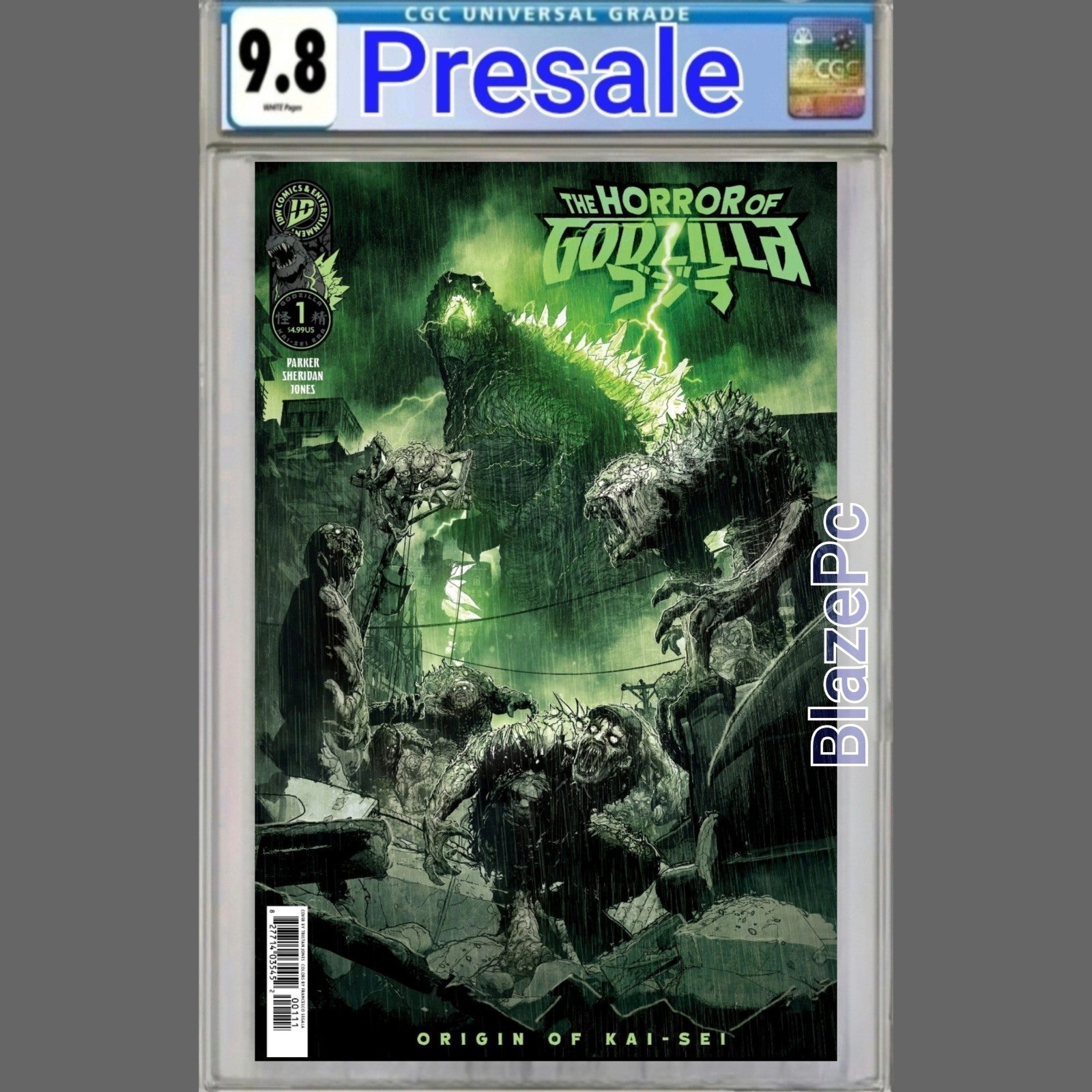 The Horror of Godzilla #1 CGC 9.8 2nd Print Tristan Jones Variant 2026 PRESALE