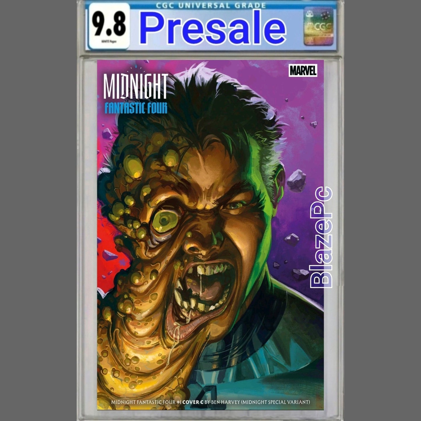 Midnight Fantastic Four #1 CGC 9.8 Ben Harvey Cover C Variant 10/7 PRESALE