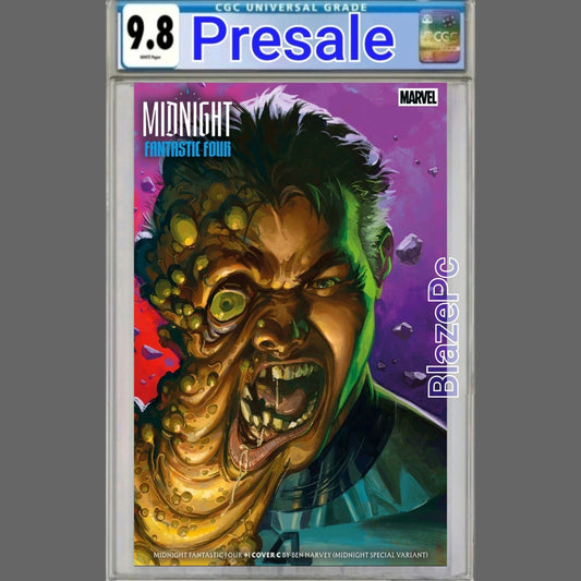 Midnight Fantastic Four #1 CGC 9.8 Ben Harvey Cover C Variant 10/7 PRESALE