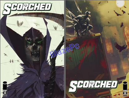 The Scorched #28 Cover A B Variant Set Options Spawn Image 2024 NM