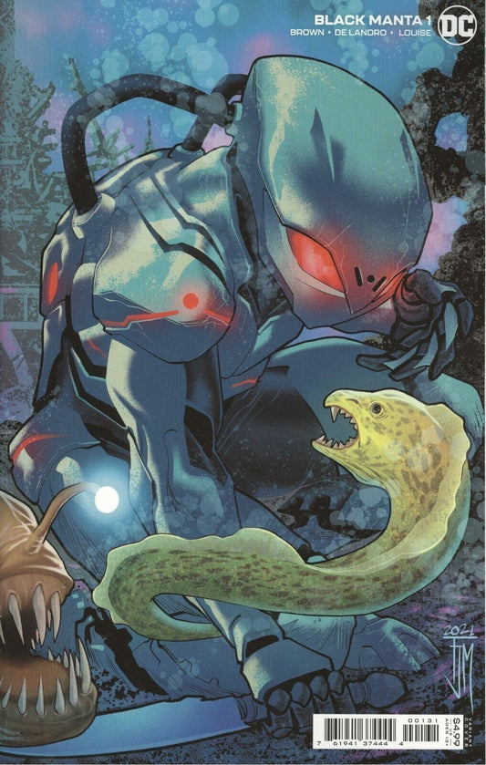 Black Manta #1 1:25 Francis Manapul Incentive Variant Cover DC Comics 2021 NM