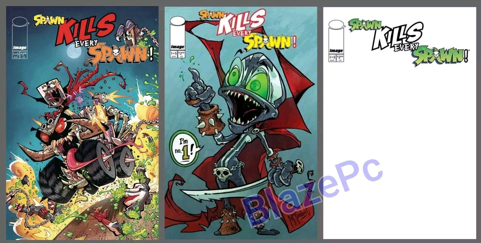 Spawn Kills Every Spawn #1 Cover A B C Variant Set Options Image Comics 2024 NM
