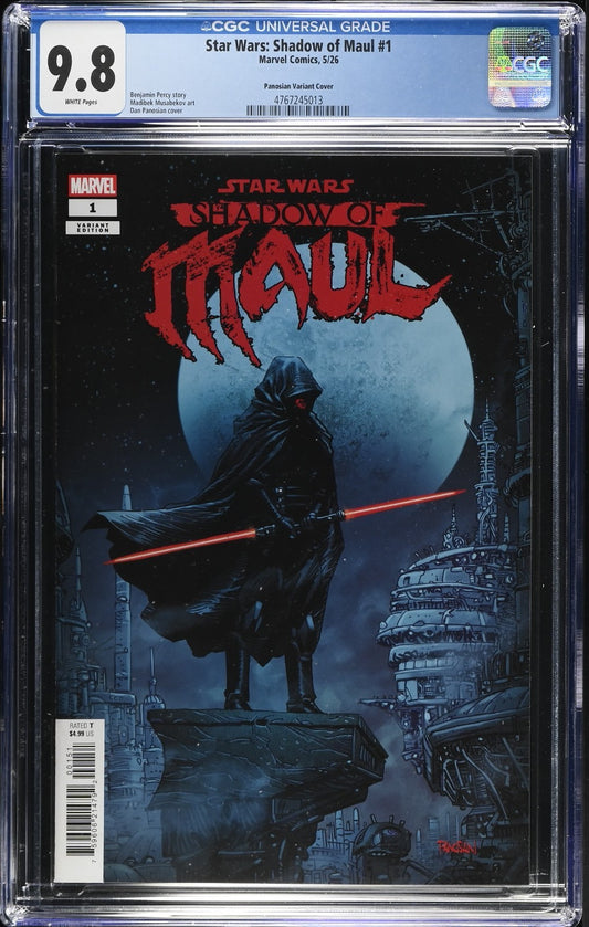 Star Wars Shadow of Maul #1 CGC 9.8 Cover C Dan Panosian Variant Marvel 2026