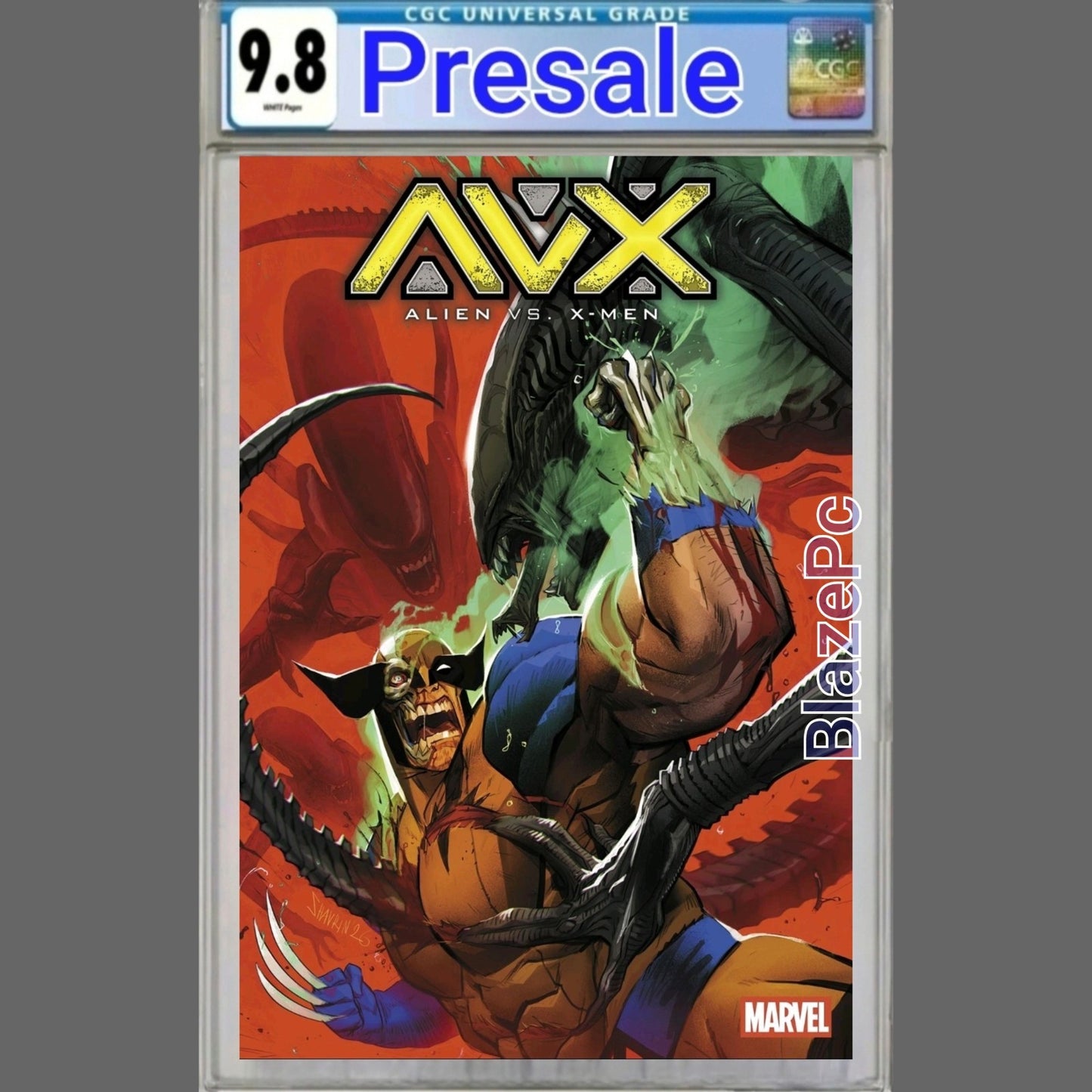 Alien Vs X-Men #1 CGC 9.8 1:25 Ivan Shavrin Variant Marvel 2026 PRESALE