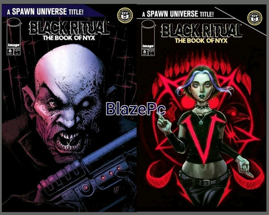 Spawn Black Ritual The Book of Nyx #6 Cover A B Variant Set Option Presale 10/29