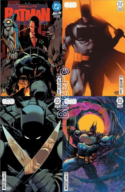 Absolute Batman #19 Cover A B C D Variant Set 1:25 Options DC Presale 4/15