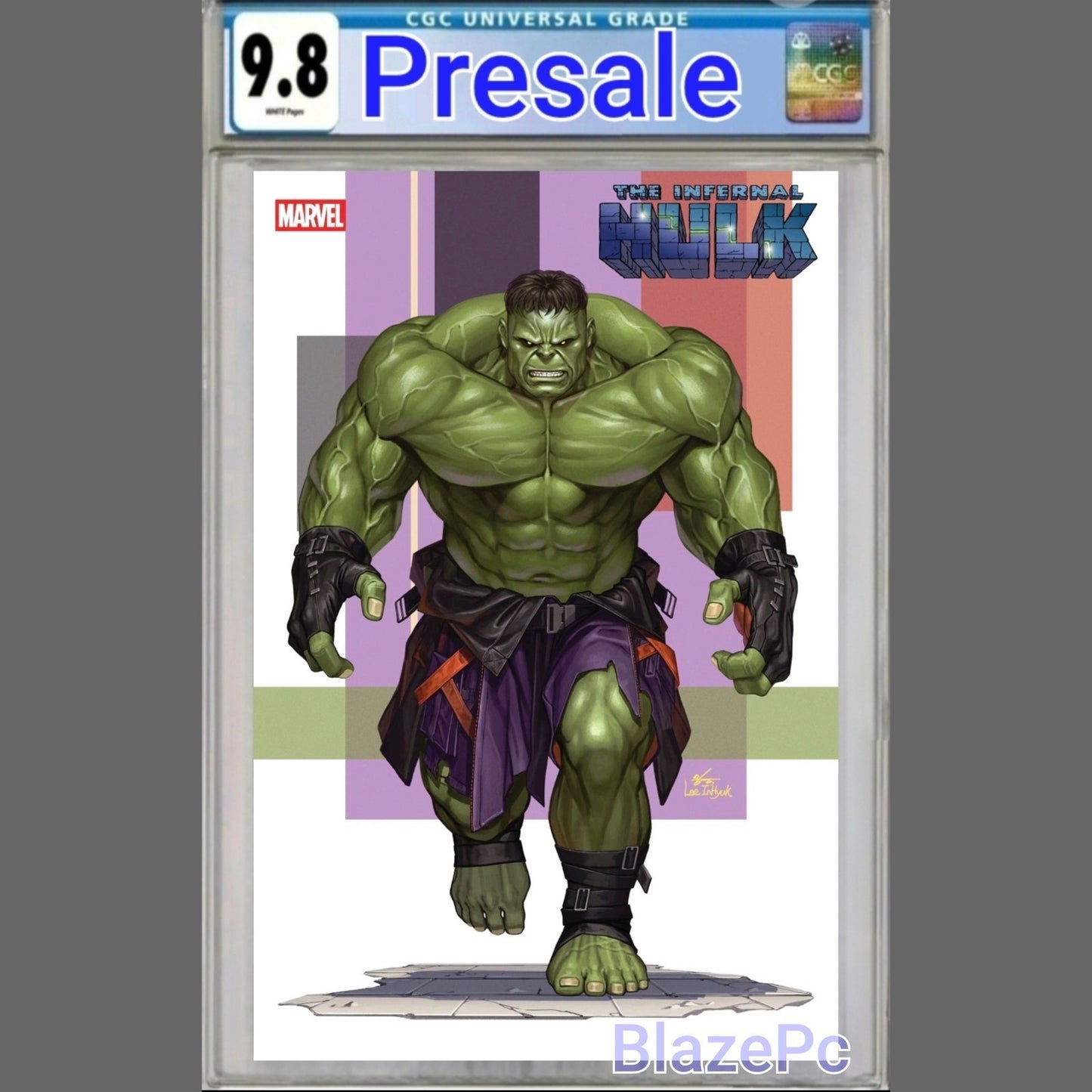 Infernal Hulk #1 CGC 9.8 Inhyuk Lee Street-Verse Variant 1st Print 2025 PRESALE