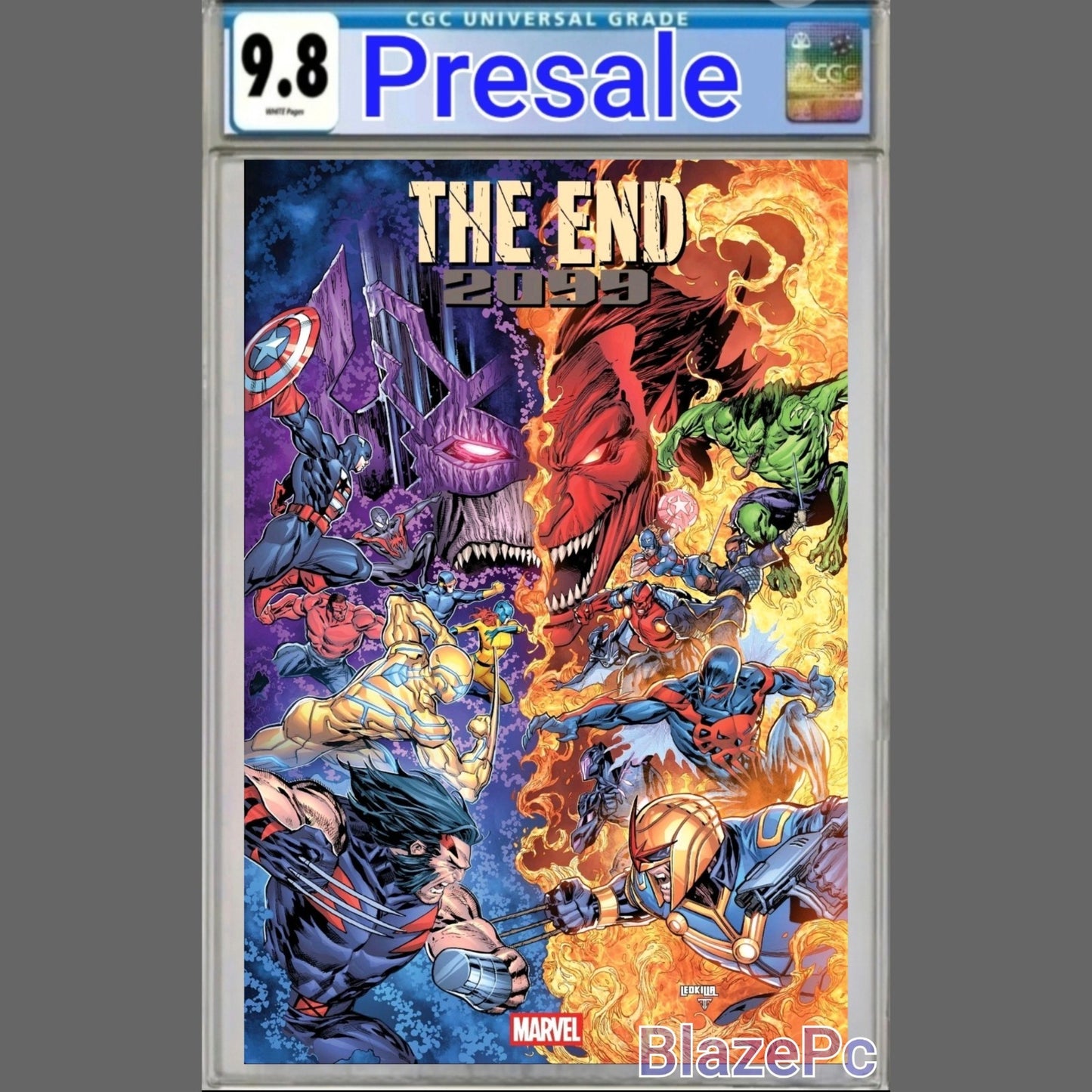 The End 2099 #1 CGC 9.8 Ken Lashley Battle Variant Marvel 2025 PRESALE